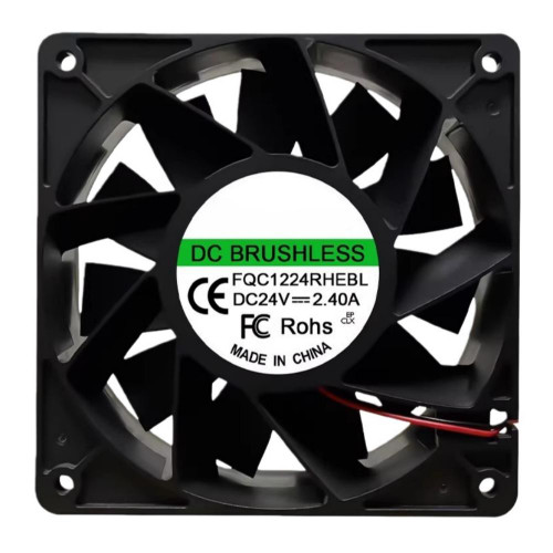 Cooling Fan For FQC FQC1224RHEBL DC24V 2.4A 57.6W 120*120*38MM 2PIN Waterproof New
