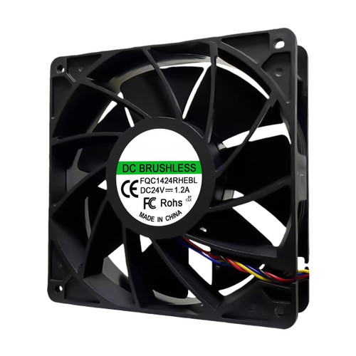 Cooling Fan For FQC FQC1424RHEBL DC24V 1.2A 28.8W 140*140*38MM 6500RPM 3PIN B2 IP68 Waterproof New