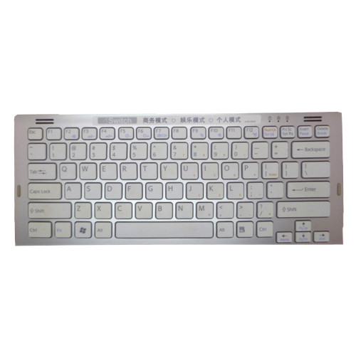 Laptop Keyboard For SONY VGN-SR VGNSR 148088021 81-31405001-05 English US White With Silver Frame New