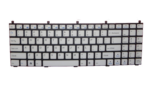 Laptop Keyboard For CLEVO W251EFQ W251EGQ W251EL W251ELQ W251ENQ W251ESQ W251EUQ W251EZQ United States US White Without Frame New
