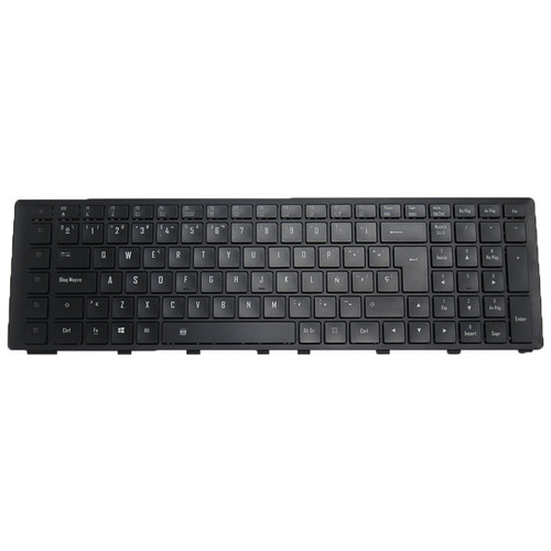 Laptop Keyboard For Gigabyte SKB1605-SP 2Z703-SPX53-G33S Spanish SP With Black Frame Four Screw Columns