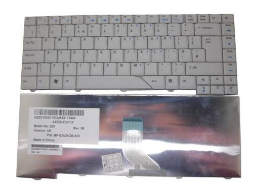 Laptop Keyboard For ACER Aspire 4530 4530Z 4710 4720ZG 4735Z 4920G 4925 4930G 4935 4936Z 4937G Grey-White United Kingdom UK New