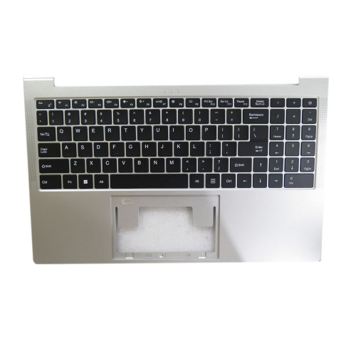 Used Laptop Silver PalmRest&Black Keyboard For MB3303008 F0062-008 N15DPC English US Backlit Keyboard