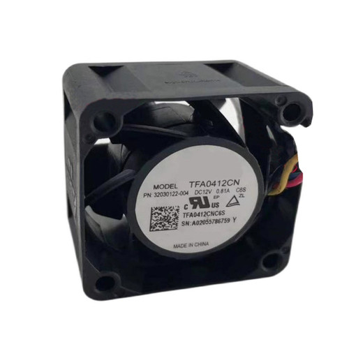 Cooling Fan For DELTA TFA0412CN-C6S 32030122-004 40*40*28MM DC12V 0.81A 2ines New