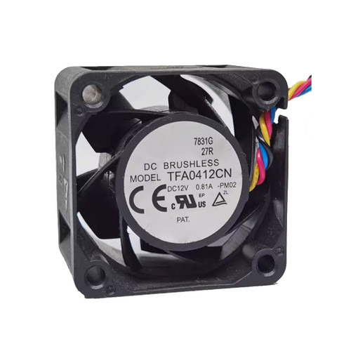Cooling Fan For DELTA TFA0412CN-PM02 40*40*28MM DC12V 0.81A 2Lines New