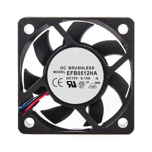 Cooling Fan For DELTA EFB0512HA-A 50*50*10MM DC12V 0.15A 3lines New