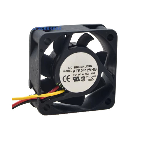 Cooling Fan For DELTA AFB0412VHB-F00 40*40*15MM DC12V 0.24A 2Lines New