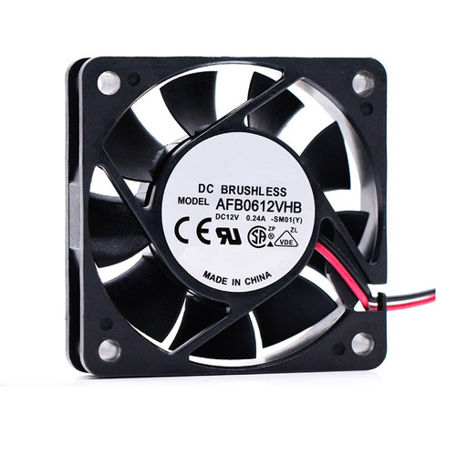 Cooling Fan For DELTA AFB0612VHB-SM01(Y) 60*60*15MM DC12V 0.24A 3lines New