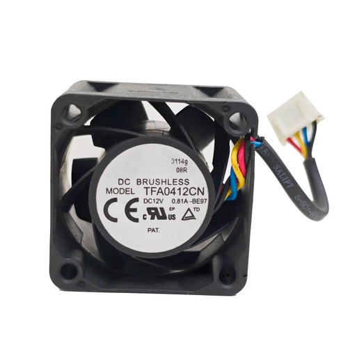 Cooling Fan For DELTA TFA0412CN-BE97 40*40*28MM DC12V 0.81A 4Lines New