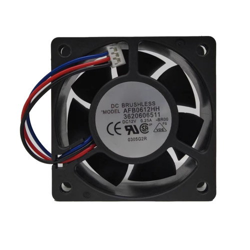 Cooling Fan For DELTA AFB0612HH-BR00 60*60*25MM DC12V 0.25A 3lines New