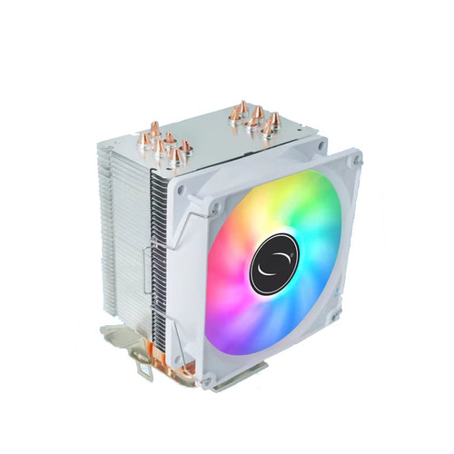 CPU Fan&Heatsink For MUTE COOLER For MUTECOOLER K600 90*90*25MM DC12V 130W 4Pin RGB lights White New
