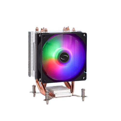 CPU Fan&Heatsink For MUTE COOLER For MUTECOOLER S400-2011 90*90*25MM DC12V 130W 3Pin RGB lights New