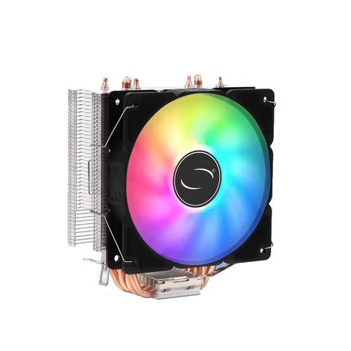 CPU Fan&Heatsink For MUTE COOLER For MUTECOOLER K412 120*120*25MM DC12V 185W 3Pin RGB lights Black New