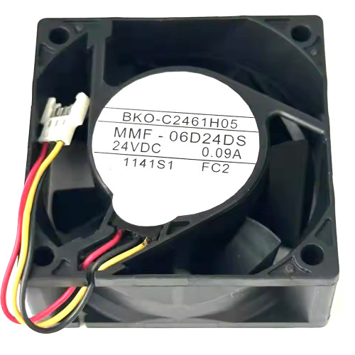 Cooling Fan For MELCO For Mitsubishi MMF-06D24DS FC2 BKO-C2461H05 DC24V 0.09A 3-Wire 3Pin New