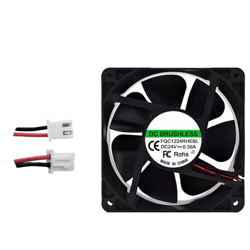 Cooling Fan For FQC FQC1224RHEBL DC24V 0.3A 120*120*38MM 2800RPM 2PIN A1 New