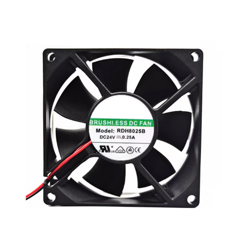 Cooling Fan For XINRUILIAN RDH8025B DC24V 0.25A 8CM 2Lines New