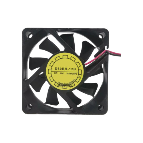 Cooling Fan D60BH-12B DC12V 0.40A 6015 2Lines New
