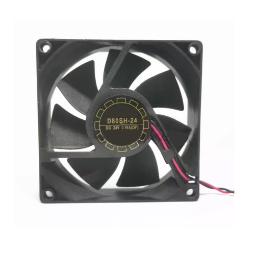Cooling Fan D80SH-24 8025 DC24V 0.19A 8CM 2PIN 2Lines New