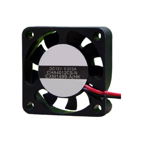 Cooling Fan For SUPERRED CHA4012CS-N 4010 DC12V 0.075A 2PIN 2Lines New 4CM