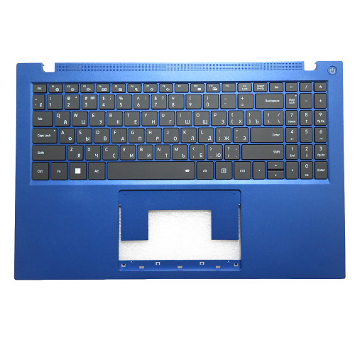Laptop PalmRest&keyboard For Haier i1550SML JB0B17E00RU Blue Top Case Russian RU Black Keyboard used