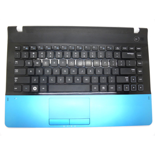 Laptop PalmRest&keyboard For Samsung NP300E4A 300E4A English US BA75-03581A With Touchpad Speaker Blue 95%New