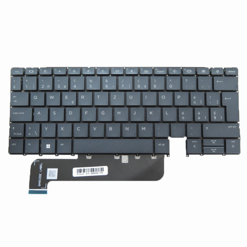 Laptop Keyboard For HP Elite Dragonfly G3 G4 no backlit film Swiss SW Blue New