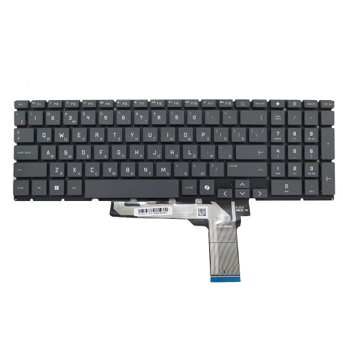 Laptop Keyboard For HP Victus 16-S0000 16-R0000 no backlit film Russian RU Dark gray