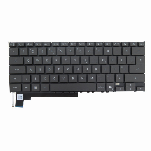 Laptop Keyboard For HP 2G-8F5UKA90911 911100320030 no backlit film Copilot Key United Kingdom UK Gray