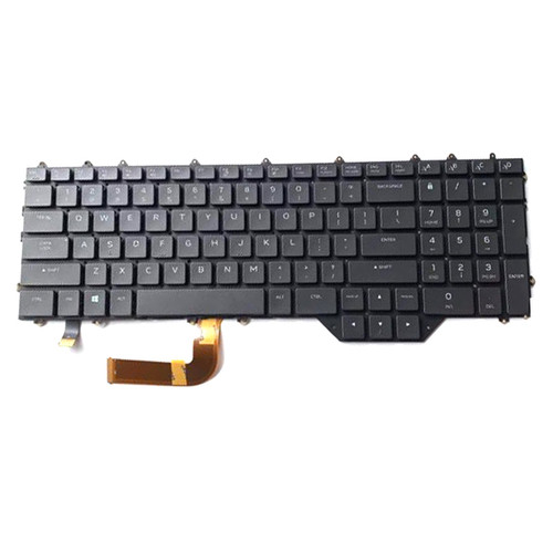 Laptop Mechanical Keyboard For Alienware M17 R4 English US Black With RGB Backlit