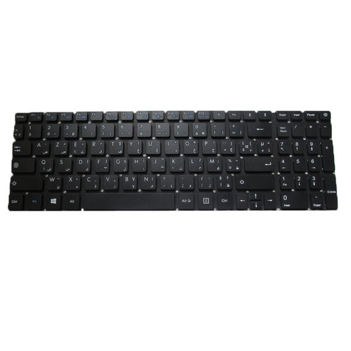 Laptop Keyboard For Condor PrimeBook P2 Black Without Frame Arabic French ARFR