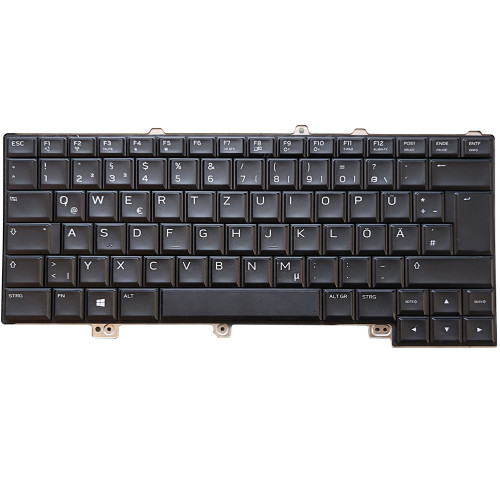 Laptop Keyboard For Alienware 13 R3 Germany GR Black With Backlit Used