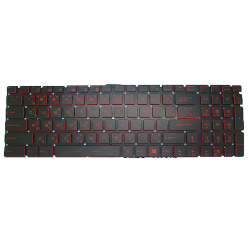Black Used 99% New Laptop Backlit Keyboard Red Word For MSI GS73VR 6RF 7RF 7RG Stealth Pro Thailand TI No Frame