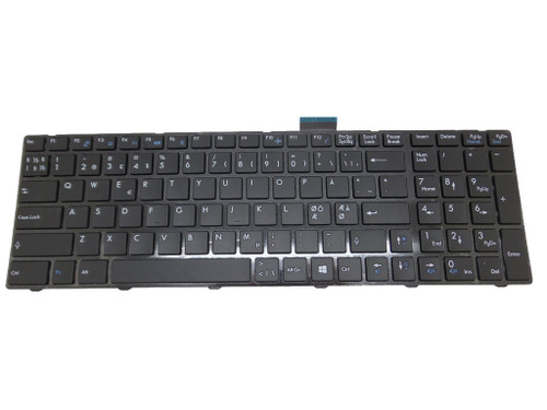 Black Used 90% New Laptop Keyboard For MSI CR620 CR630 CR650 CR720 A6100 A6200 A6203 A6500 A7200 CX605 CX623 CX705 CX720 FR600 FR620 FR700 FR720 FX603 FX620DX FX700 FX720 Nordic NE With Black Frame V111922AK1