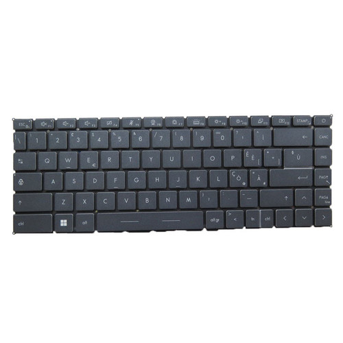 Gray New Laptop RGB Backlit Keyboard For MSI Prestige 14 A11SB A11SC A11SCS A11SCX A12S A12SC A12U A12UC Italian IT No Frame