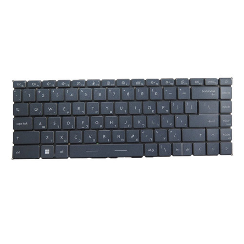 Gray New Laptop RGB Backlit Keyboard For MSI Prestige 15 A11SB A11SC A11SCS A11SCX A11UC A11UD A11MO A11MOT A12S A12SC A12U A12UC A12UD Hebrew HB No Frame