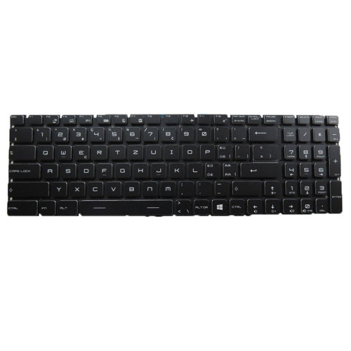 Black New Laptop Per Key RGB Backlit Keyboard For MSI GS73 Stealth 8RD 8RE 8RF Swiss SW
