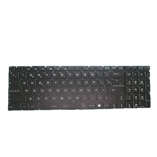 Black New Laptop Per Key RGB Backlit Keyboard For MSI GS75 Stealth 8SE 8SF 8SG 9SD 9SE 9SF 9SG MS-17G1 Spanish SP
