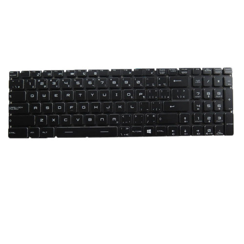 Black New Laptop No Backlit Keyboard For MSI GL63 8SDK 8SEK 9SDK 9SEK Canada CA