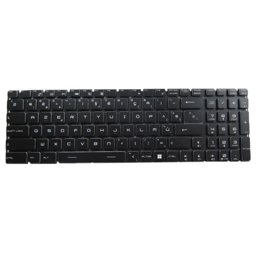 Black New Laptop No Backlit Keyboard For MSI GL65 Leopard 9SEX 9SFX 10SCSR 10SCXK 10SCXR 10SDK 10SDR 10SEK 10SER 10SFK 10SFKV 10SFR 10SFSK Belgium BE