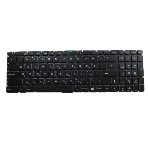 Black New Laptop No Backlit Keyboard For MSI GL65 Leopard 9SEX 9SFX 10SCSR 10SCXK 10SCXR 10SDK 10SDR 10SEK 10SER 10SFK 10SFKV 10SFR 10SFSK Hebrew HB