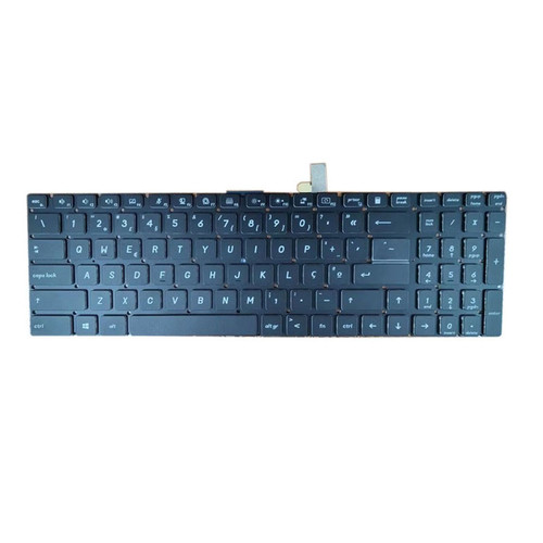 Black New Laptop Per Key RGB Backlit Keyboard For MSI GF75 Thin 8RC 8RCS 8RD 8SC Portuguese PO