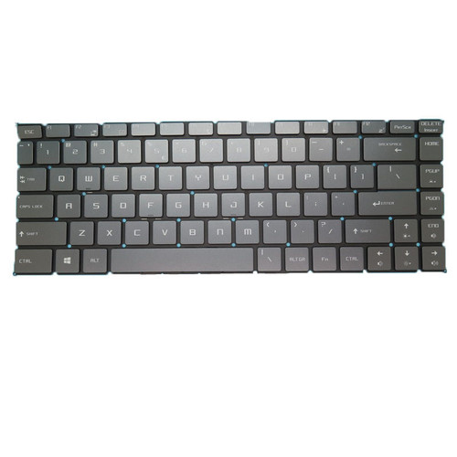 Gray New Laptop No Backlit Keyboard For MSI Bravo 15 B7E B7ED English US No Frame 9Z.NEVBN.C1D