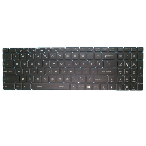 Black New Laptop No Backlit Keyboard For MSI GP65 Leopard 9SEX 9SFX 10SCSK 10SCSR 10SCXK 10SCXR 10SDK 10SDR 10SEK 10SER 10SFK 10SFR 10SFSK English US