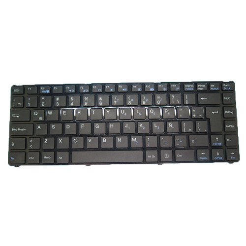 Keyboard For MSI CR41 CR410 CR420 CR420MX CR420X CR430 CR460 CR480 CX41 CX420MX CX420X EX465MX EX465X FR400 FR420 FX420 R70 S30 U270 U270DX X350 X360 X370 X420 GE40 X460 Black Frame Latin America LA