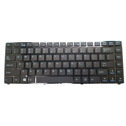 Black Laptop Keyboard For MSI CR42 CR43 GE40 X460 X460DX English US With Black Frame