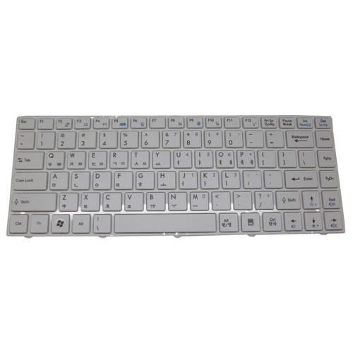 White Laptop Keyboard For MSI CR42 CR43 GE40 X460 X460DX Korean KR With White Frame