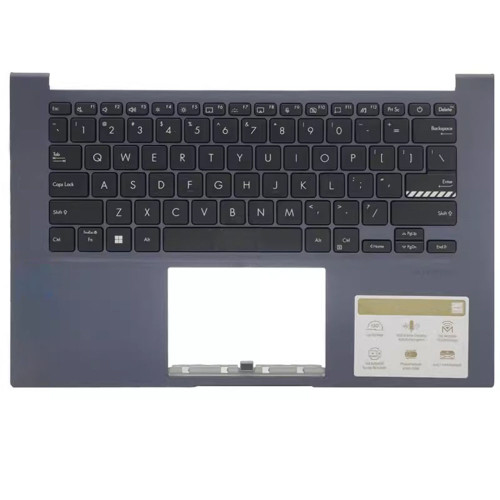 Laptop PalmRest&Keyboard For ASUS VivoBook 14 S1402IA Blue Top Case With Backlit United States US Keyboard