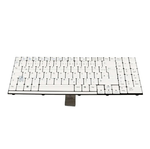 Laptop Keyboard For Gaming Guru Model M570RU Germany GR White With Backlit Black New