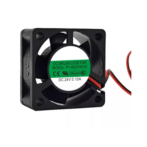 Cooling Fan PY-4020H24S DC24V 0.10A 2Lines New 4CM 4020