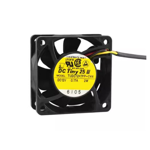 Cooling Fan For SERVO TUDC12H7FP-044 DC12V 0.17A 2W 3Lines New 6025 6CM